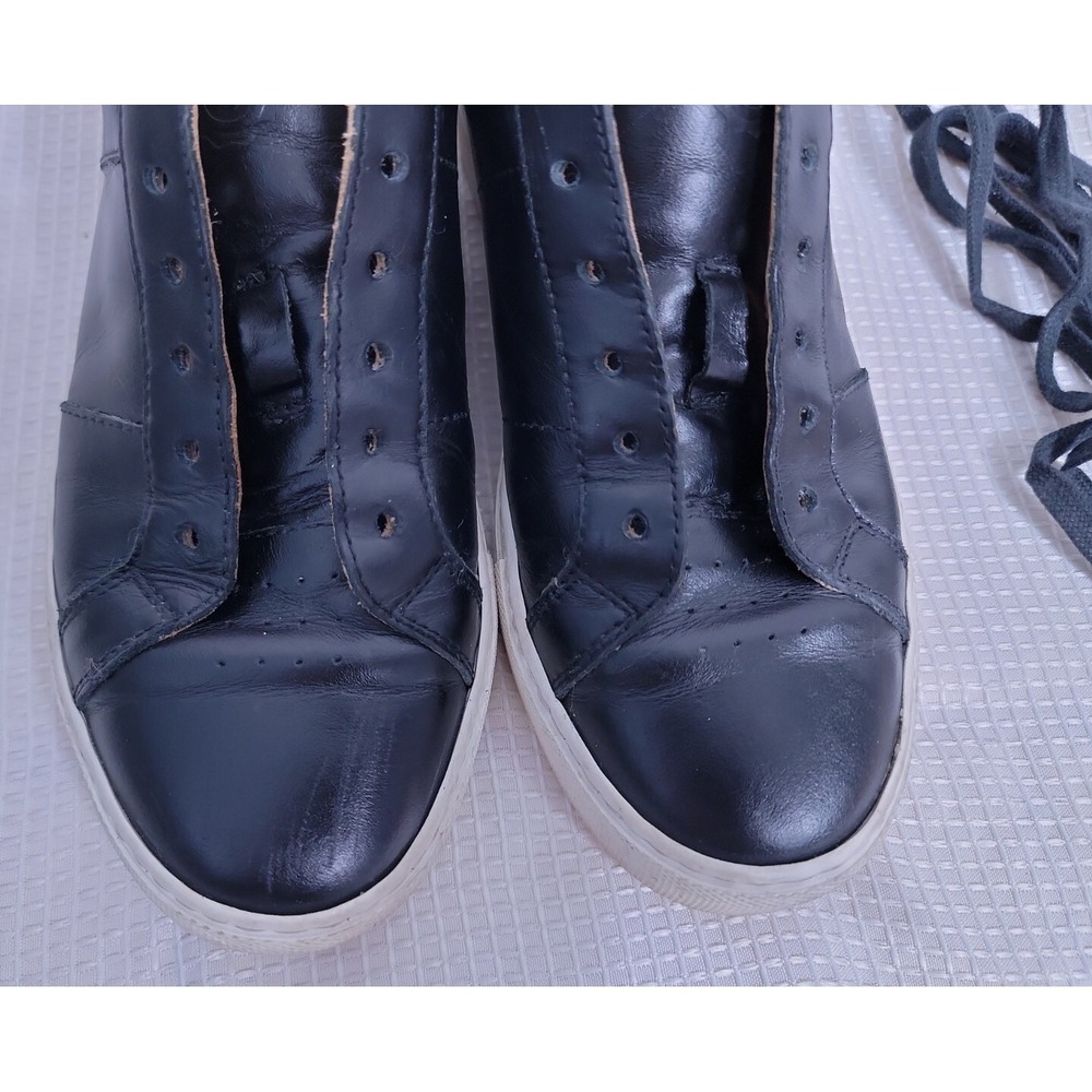 GREATS Black Low Profile Sneaker Shoes‎ Made in Italy Women's US8/38 - Picture 6 of 12